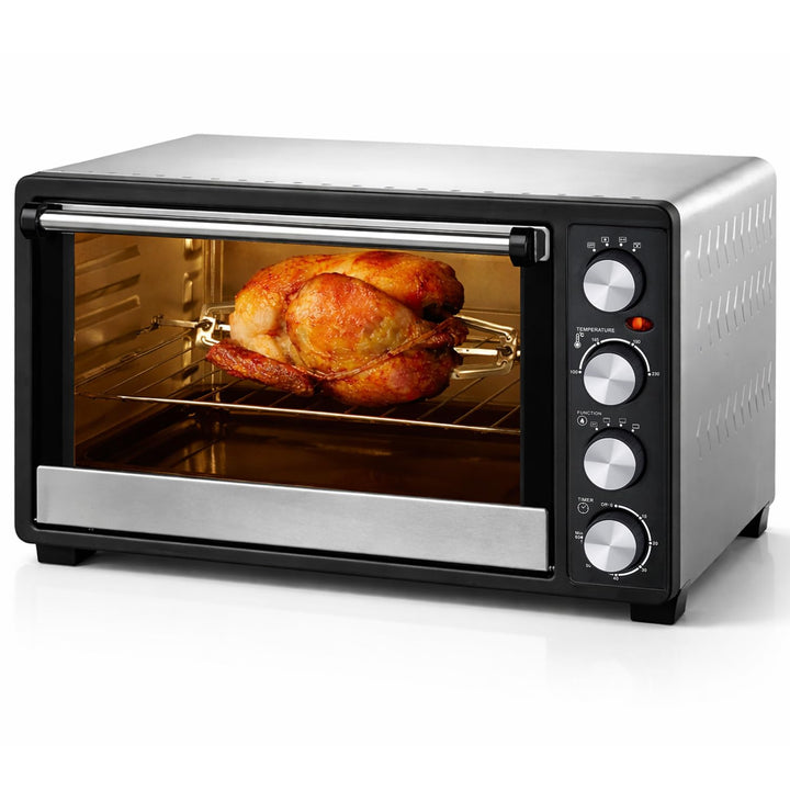 Syntrox 45 l Kleiner Mini Backofen Budisu | Miniofen | Pizzaofen | Pizzabackofen, 2000W, für kleine