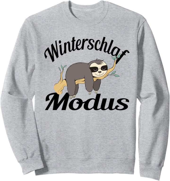 Winterschlaf Faultier Alpaka Schlaf Schlafen Sweatshirt