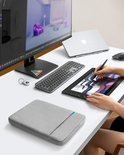 tomtoc 360° Tasche Hülle für 13 Zoll MacBook Air 2024-2018 M3/A3113 M2/A2681 M1/A2337, 13-Zoll MacBo