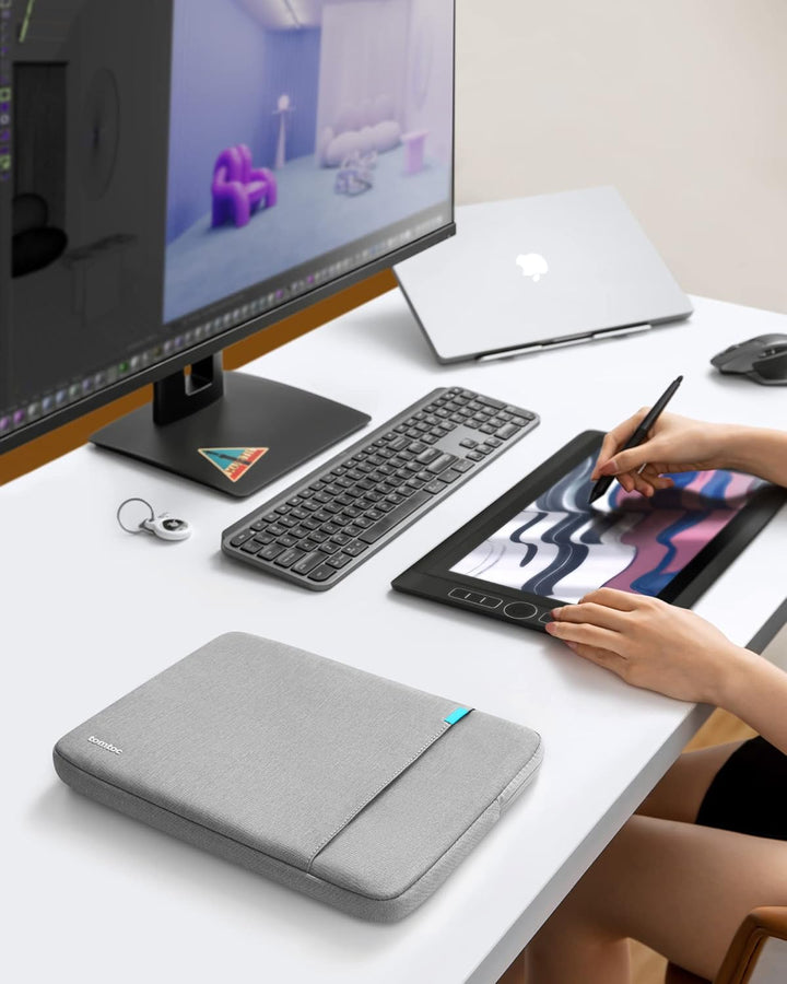 tomtoc 360° Laptop Tasche Hülle für 15-Zoll Neu MacBook Air M4/A3241 M3/A3114 M2/A2941 2025-2023, 15