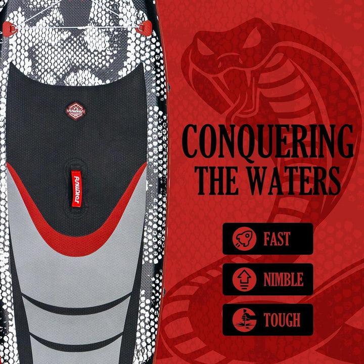 FunWater 10'6" & 11'6" Stand Up Paddle Board Multifunktionale Paddelboards mit Flossen, Knochleine,
