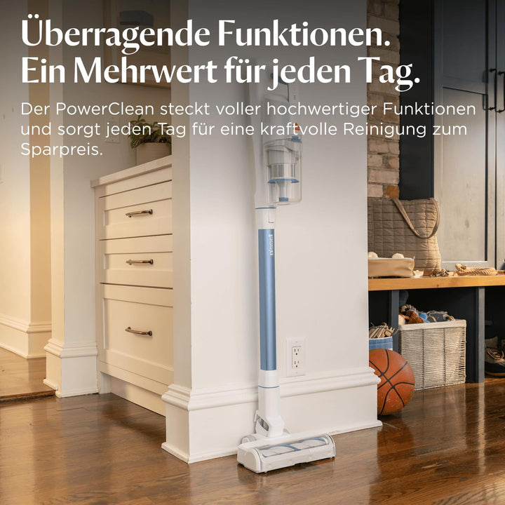 Bissell PowerClean, kabelloser Staubsauger, 200W, LED-Leuchten, Nicht verheddernde Bürstenrolle, 3-i