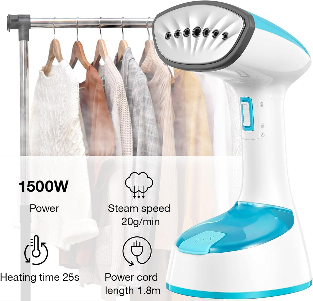 VINATO Dampfglätter 1200W Dampfbürste 30s Schnellaufheizender Garment Steamer für Reisen und Zuhause