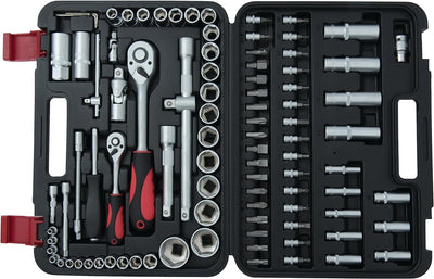 Connex Steckschlüsselsatz 1/4"+1/2", 94-teilig, 1 Stück, COX580194