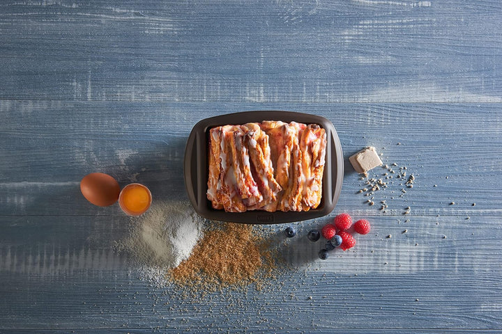 Lurch FlexiForm Kastenform, Brotbackform aus 100% BPA-freiem Platin-Silikon, 14,5 x 10,5 x 7 cm, Bra