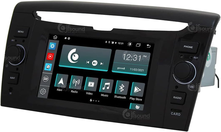 Costum fit Autoradio für Lancia Ypsilon Android GPS Bluetooth WiFi Dab USB Full HD Touchscreen Displ