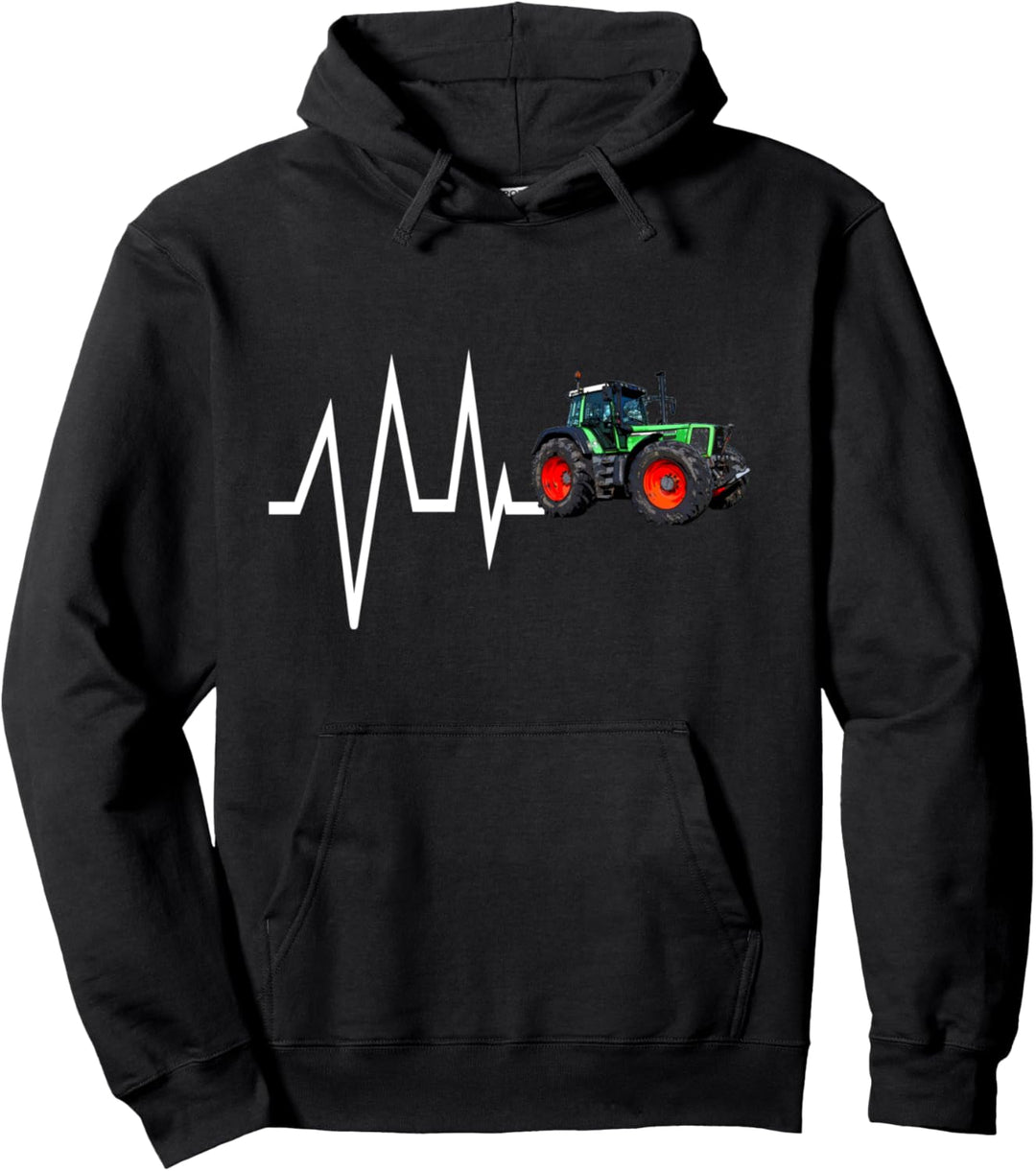 Traktor fahren Landwirt Bauer Herzschlag Trecker Geschenk Pullover Hoodie