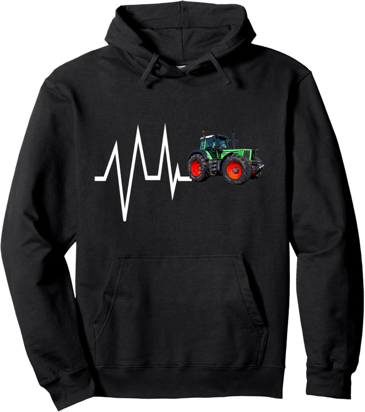 Traktor fahren Landwirt Bauer Herzschlag Trecker Geschenk Pullover Hoodie