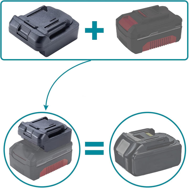 Rozlchar Adapter Konverter Kompatible für for Einhell 18V Li-Ion Akku auf Kompatible für for Makita