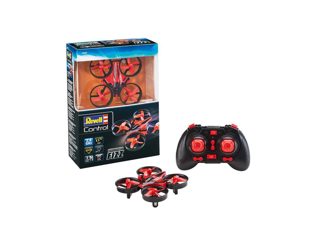 Revell Control 23823 RC Quadcopter Fizz, 4-Kanal GHz-Fernsteuerung, einfach zu fliegen, Gyro, Rotors