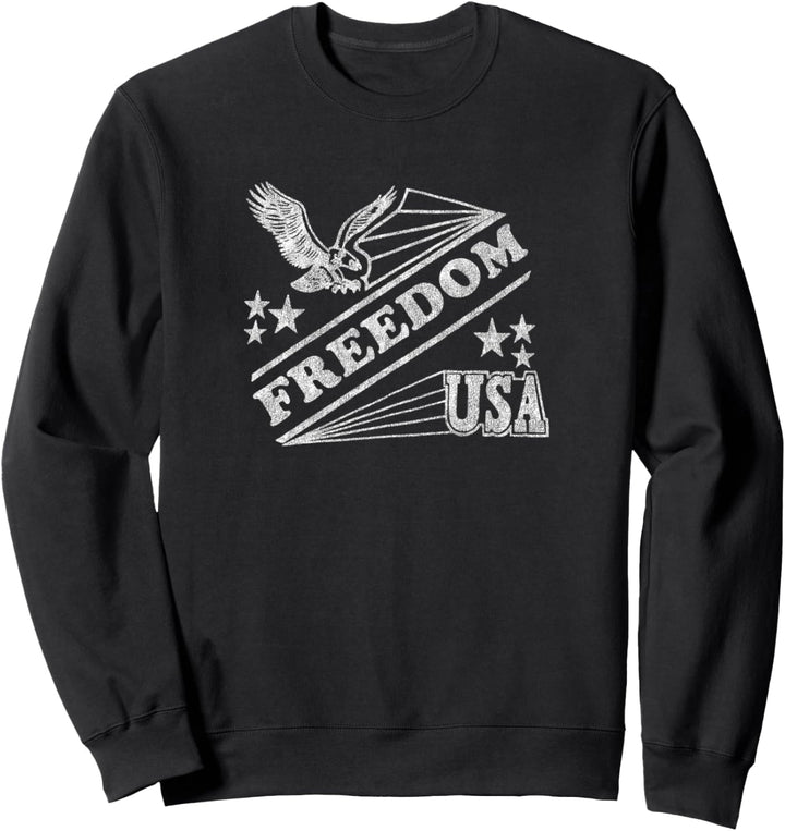 Americana Eagle and Stars Freedom USA Sweatshirt
