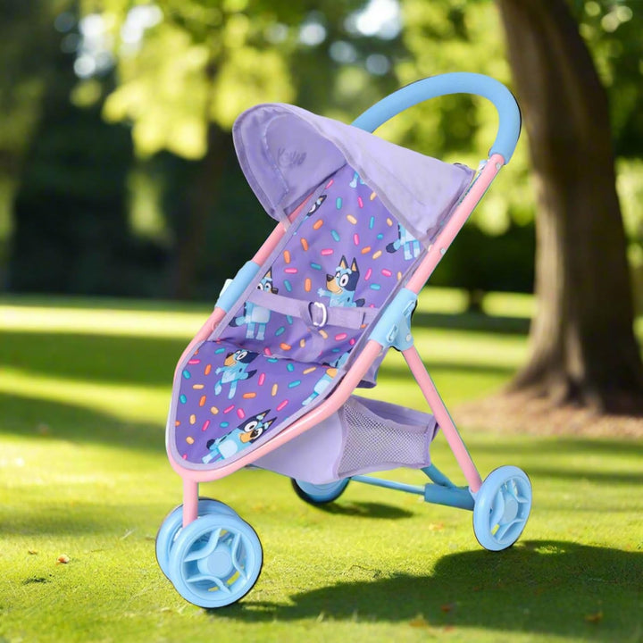 Bluey Jogger Puppen Kinderwagen | Spielzeugpuppen Buggy | Baby Doll Kinderwagen | Kinder Puppe Kinde