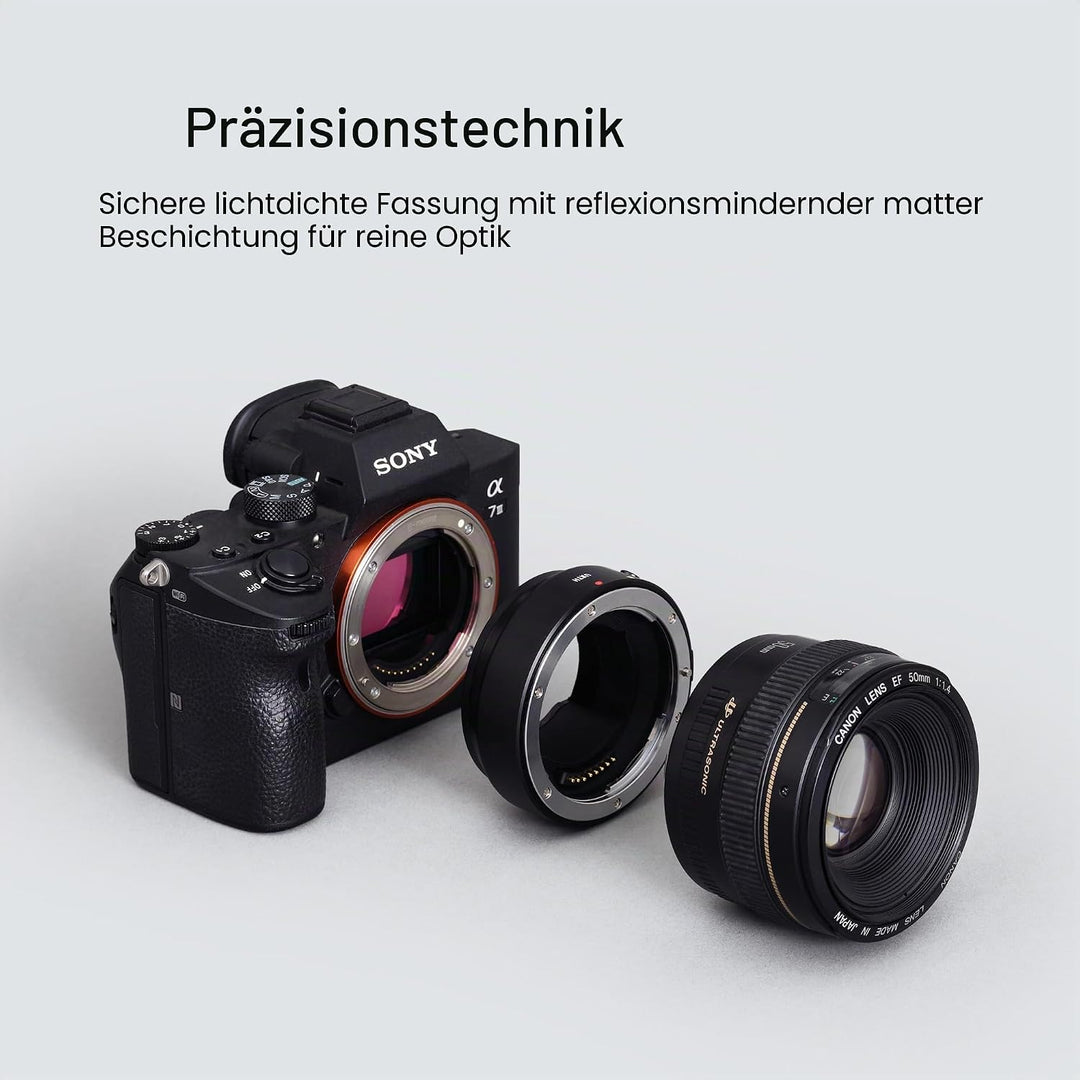 Urth Objektivadapter: Kompatibel mit Canon EF & EF-S Objektiv und Sony E Kameragehäuse (Elektronisch