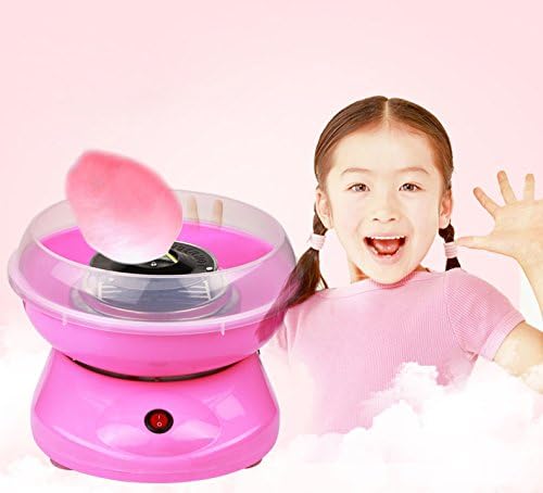 Zuckerwattemaschine für Zuhause, Zuckerwatte-Maschine Set Mit Zuckerwatte Stäbchen & Messlöffel, Zuc