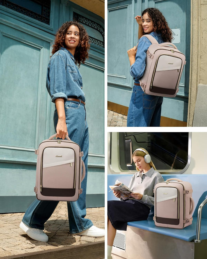 LOVEVOOK Ryanair Handgepäck 40x30x20, 24L Travel Handgepäck Rucksack für Damen und Herren, Ryanair R