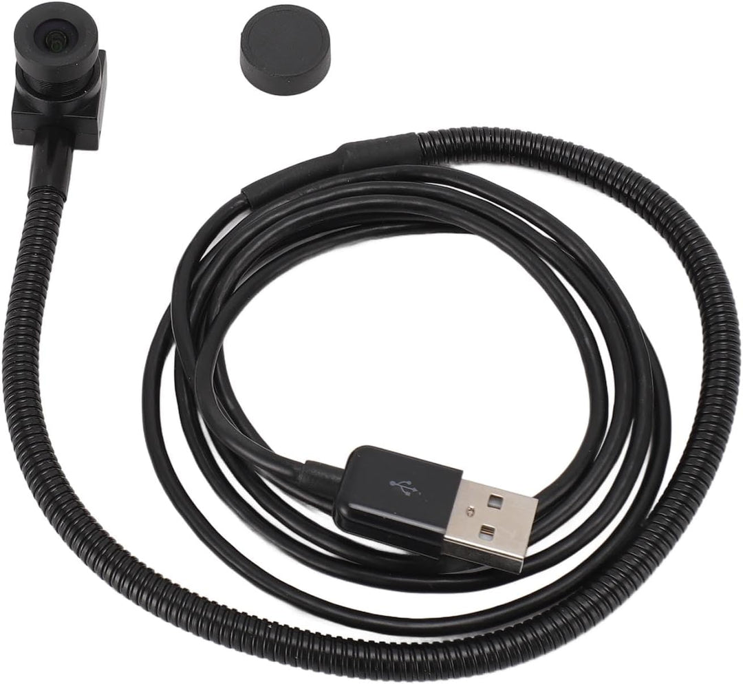 PUSOKEI Eye-to-Center-Kamera, Kleine Mittelbildschirm-Webcam mit Mikrofon für Laptop und Desktop,USB