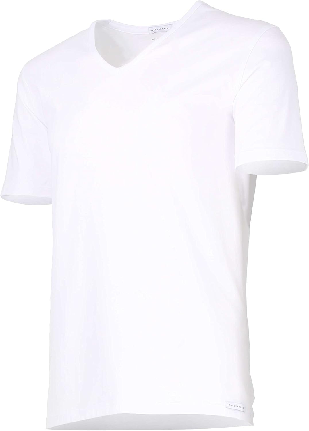Baldessarini Herren T-Shirt weiss Uni 2er Pack L Weiss, L Weiss