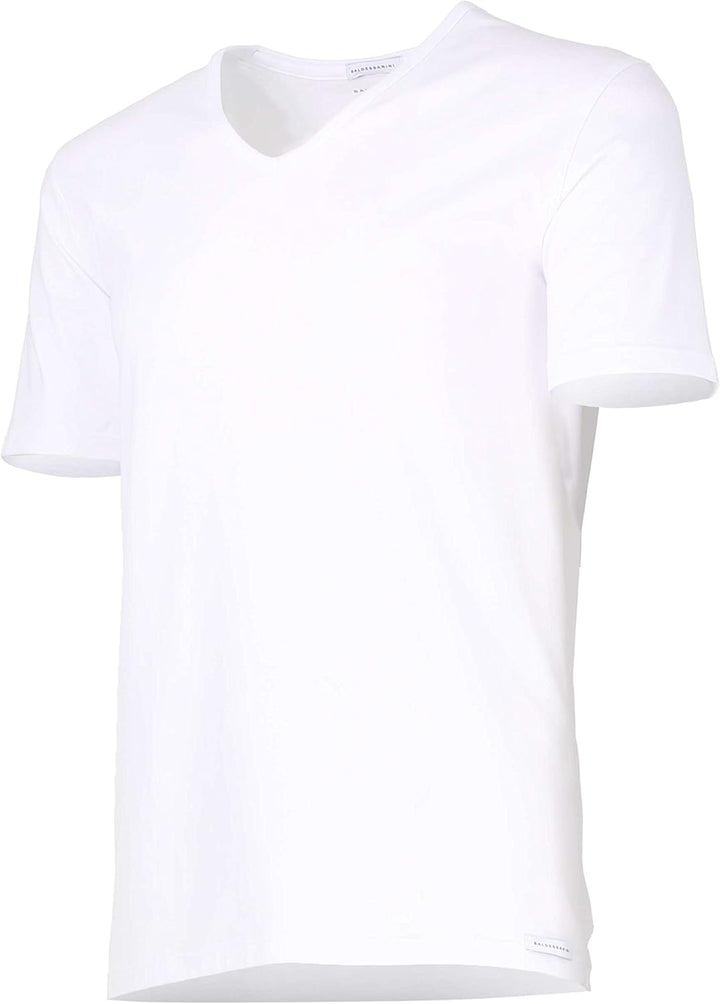 Baldessarini Herren T-Shirt weiss Uni 2er Pack L Weiss, L Weiss