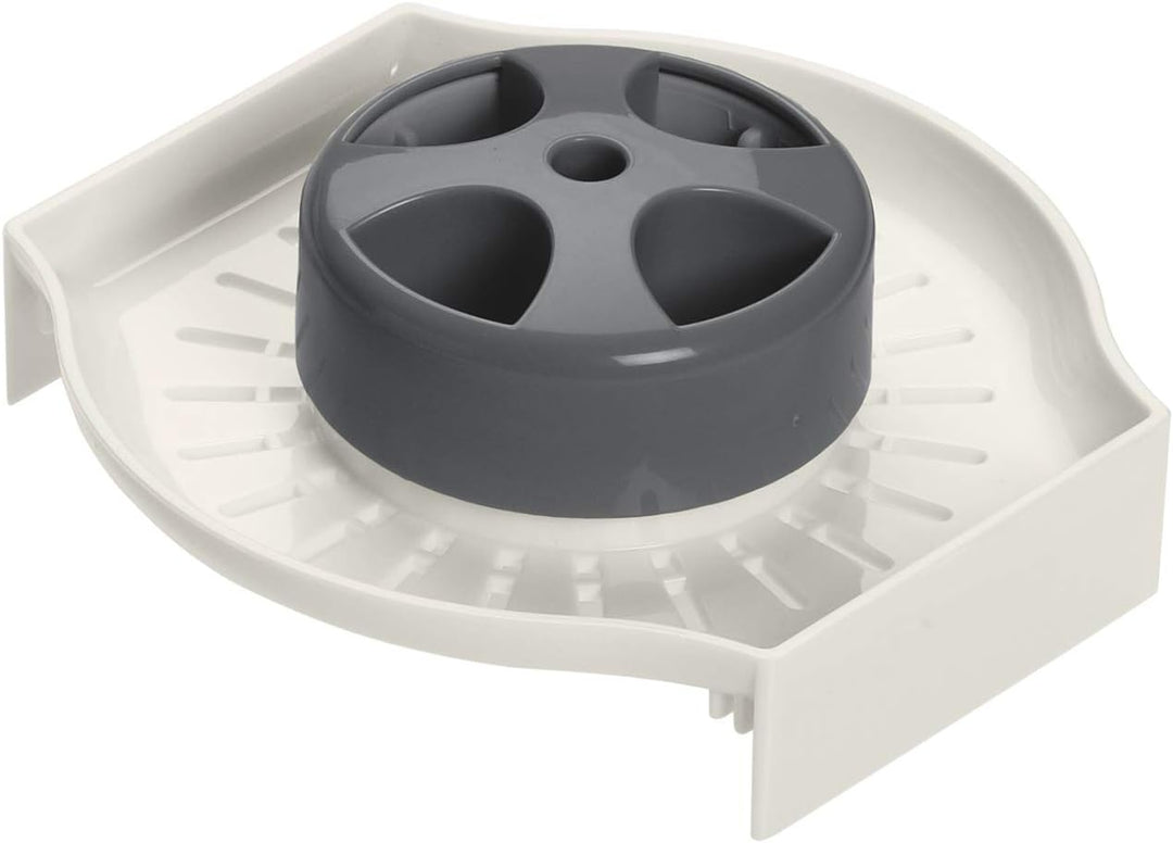 Lurch 10214 Variohobel für Gemüse aus Kunststoff, Iron Grey/Weiss, 9 x 35 x 18 cm Iron Grey / Weiss,