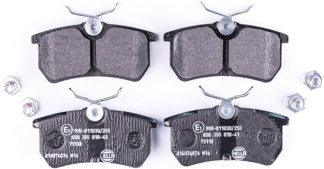HELLA PAGID 8DB 355 018-411 Bremsbelagsatz - T5118 - Dicke/Stärke: 14.7mm - Bremssystem: Lucas - nic