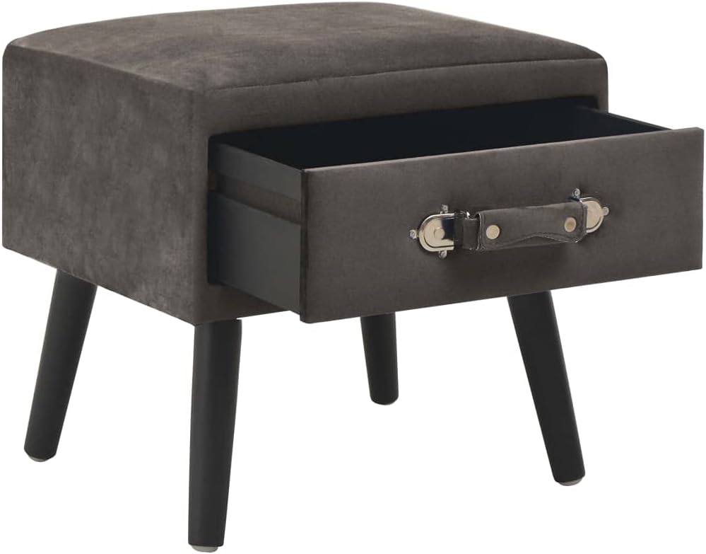 vidaXL Nachttisch mit 1 Schublade Nachtschrank Nachtkonsole Nachtkommode Schlafzimmer Kommode Schran