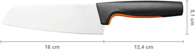 Fiskars Küchenmesser-Set, 5-teilig, Functional Form, Inklusive Kochmesser (gross), Gemüsemesser, Tom