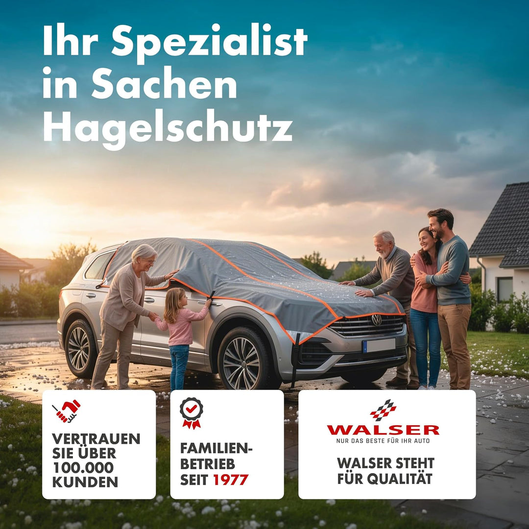 WALSER Hagelschutz Abdeckplane Wohnmobil/Wohnwagen, Hagel-Wohnmobilabdeckung Perma Protect, Hagelsch