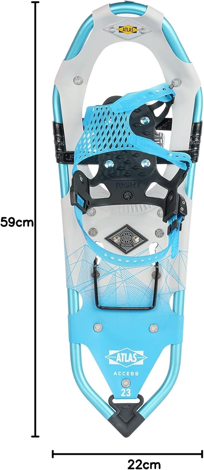 K2 Unisex – Erwachsene Access Elektra W Schneeschuhe 69 Grey - Ice blue - Black, 69 Grey - Ice blue