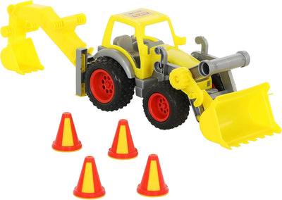 Polesie Wader Quality Toys 0377 ConsTruck Loader mit Baggerarm