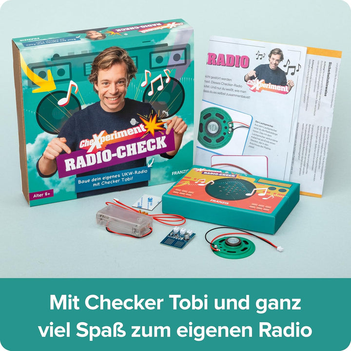 FRANZIS 67228 - CheXperiment - Radio Check - Entdecke mit Checker Tobi die Welt des Radios und baue