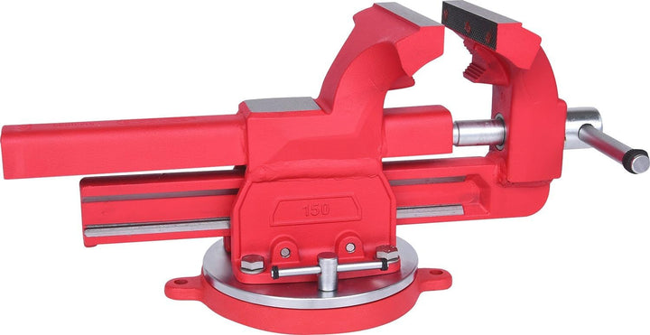 KS Tools 914.0035 Schraubstock mit Rundteller, 150 mm