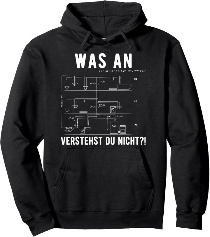 SHK Techniker Anlagenmechaniker Klempner Heizungsbauer Pullover Hoodie