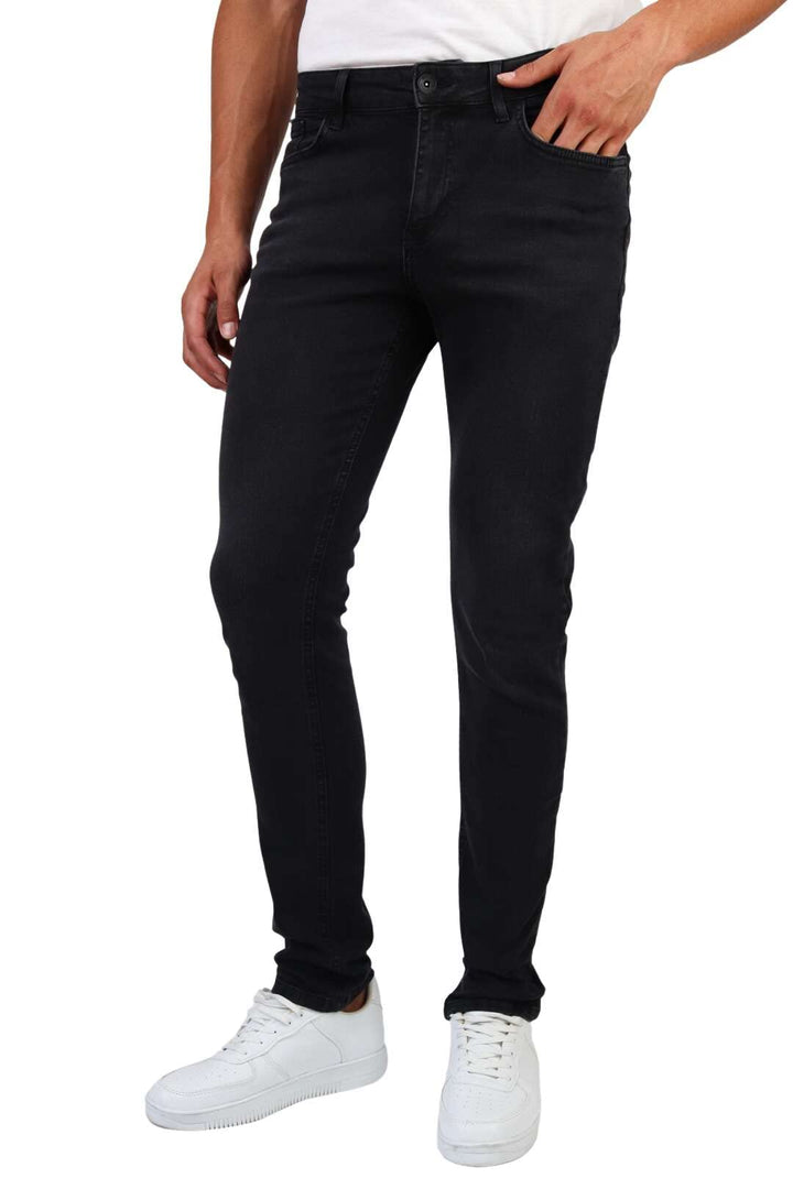 HALAT'S Herren Jeans Slim Fit - Baumwolle Jeanshose Stretch für Herren mit Schlanke Elastizität 30W
