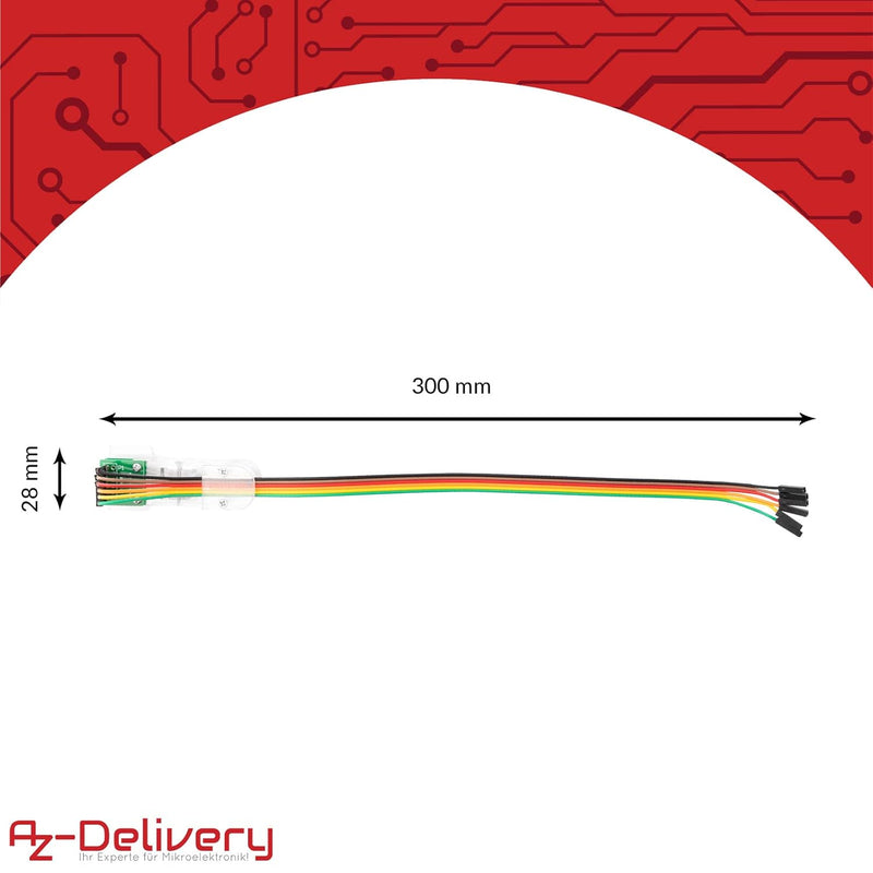 AZDelivery 5 x 6 Pin Programmer Electrical Tool I2C OLED Modul Modul Test Tool PCB Test Fixture 1 *