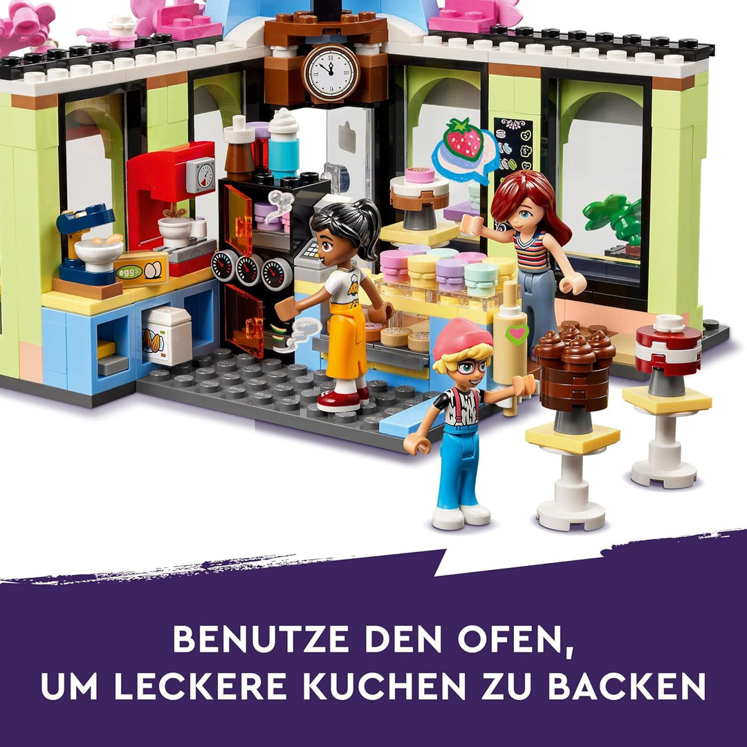 LEGO Friends Heartlake City Café, Kinderspielzeug, Spielzeug-Bäckerei, Geschenkidee für Mädchen und