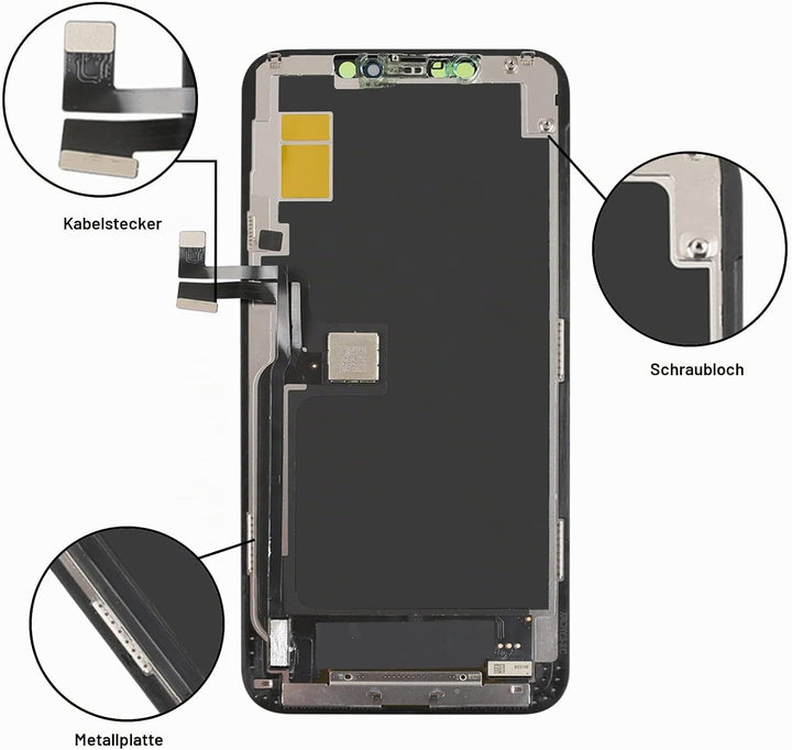 LL Trader LCD Display für iPhone 11 Pro Max Bildschirm Ersatz 6.5'' Touchscreen iPhone 11 Pro Max Di