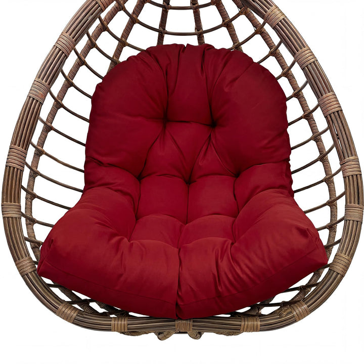 Hängesessel Kissen Ersatzkissen Outdoor: Thick Soft Polyester Sitzkissen 80x120 cm Egg Swing Cushion