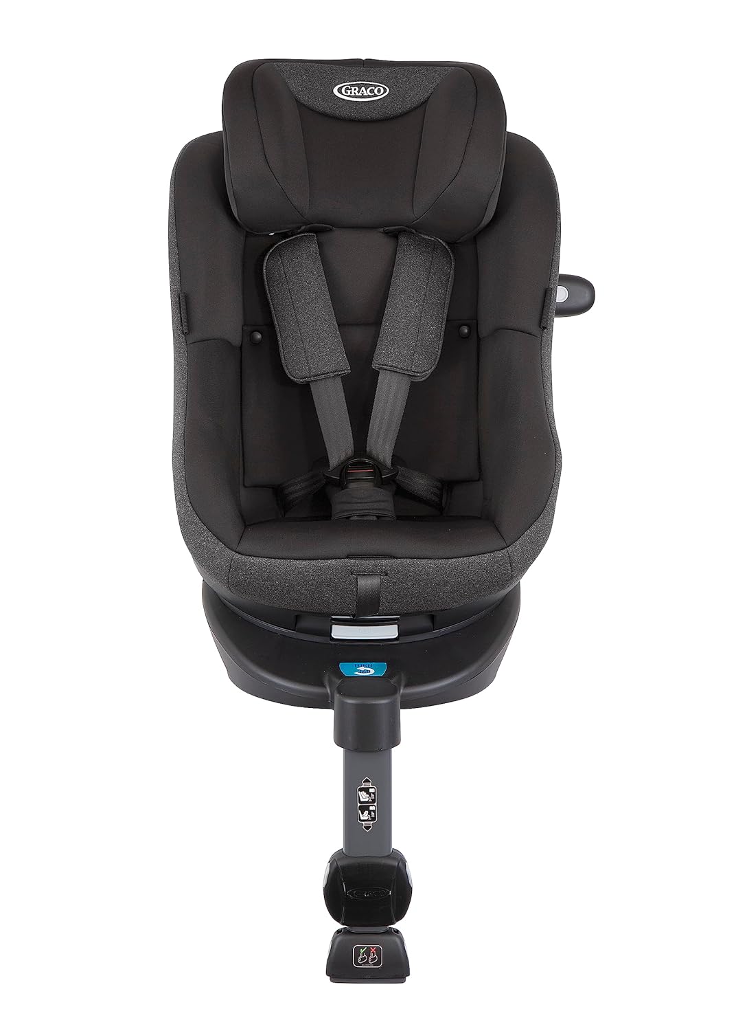 Graco Turn2Me™ i-Size R129, 360° drehbarer Reboarder mit ISOFIX, Autositz für Kinder von 0-4 Jahre (