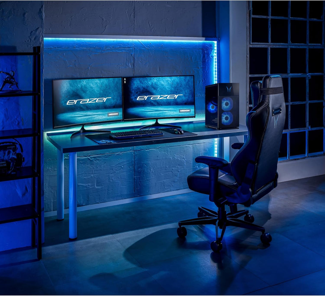ERAZER Hunter X30 High-End Gaming Desktop PC (Intel Core i7-14700F, 32GB Kingston Fury Beast RGB DDR
