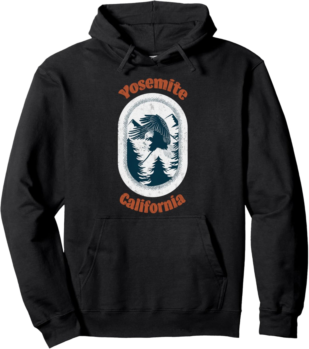Yosemite California National Park Weisskopfseeadler Reisen Pullover Hoodie