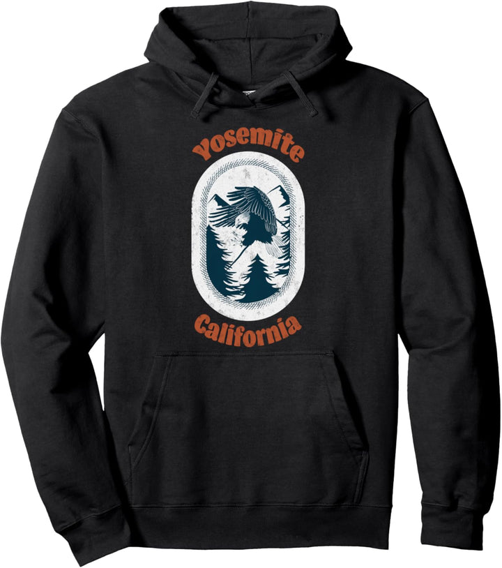Yosemite California National Park Weisskopfseeadler Reisen Pullover Hoodie