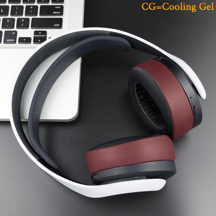 SOULWIT Kühlgel Ersatz Polster Ohrpolster für Sony PS 5 Puls PS5 3D Wireless Headset, Ersatzpolster