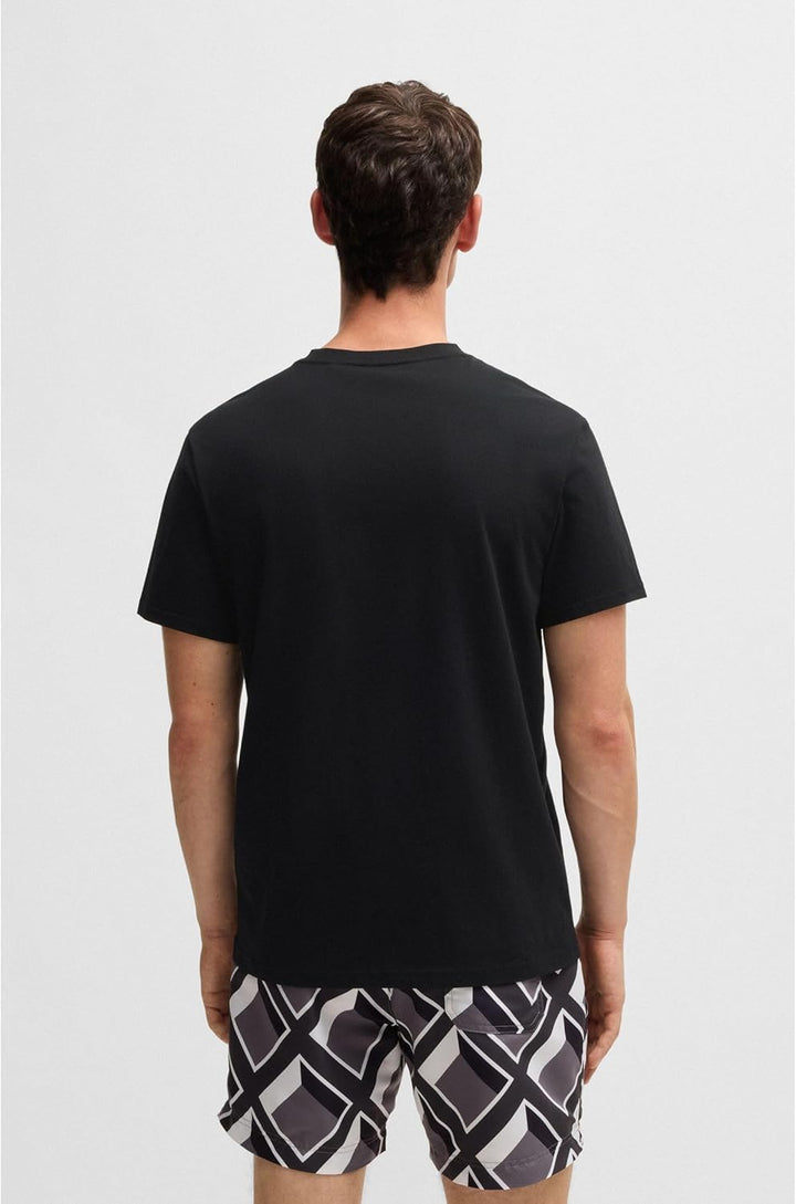 BOSS Herren Rn Beach_T_Shirt, Black1