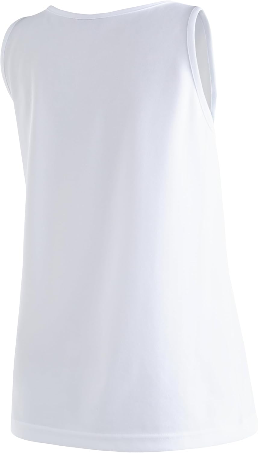 Maier Sports Petra, Ärmelloses Damen T-Shirt, Outdoorshirt mit Rundhals für Wandern und Freizeit, dr