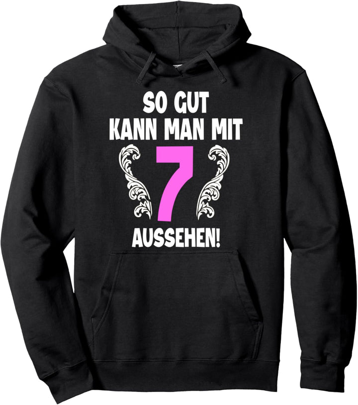 7 Jahre Tshirt Mädchen Jahrgang 2015 Geboren 7. Geburtstag Pullover Hoodie