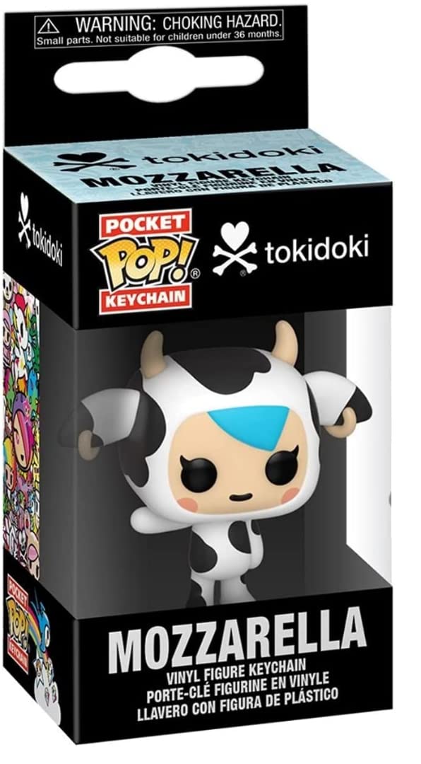 Funko Pop! Keychain: Tokidoki - Mozzerella - Mozzarella - Neuartiger Schlüsselanhänger - Vinyl-Minif