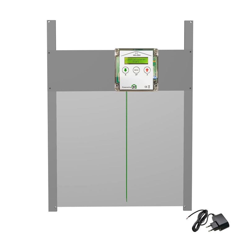 JOSTechnik automatische Hühnerklappe HK2-RB Rahmengerät mit BIO-Klappe 420x370 mm Rahmengerät BIO 42