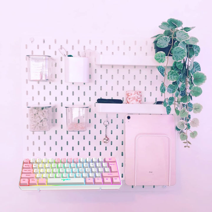 60 % kabelgebundene RGB-Gaming-Tastatur 61 Tasten tragbare Tastatur mit 11 RGB-Licht, schwimmende AB