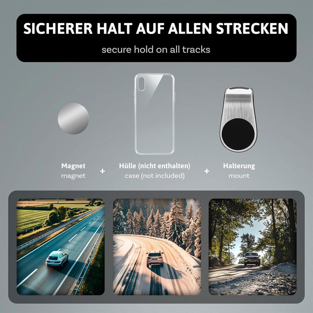 ONEFLOW Car Flex Grip für Samsung Galaxy, Apple iPhone, Huawei, Sony, usw. – Auto Handyhalter für da