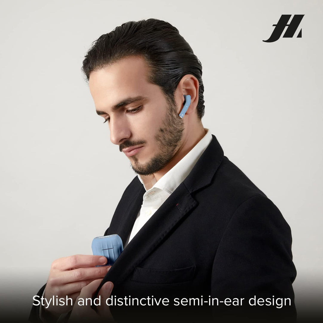 SBS Twin Style True Wireless Stereo-Kopfhörer Mikrofon und Taste für Anrufannahme/-Ende, 300-mAh-Lad